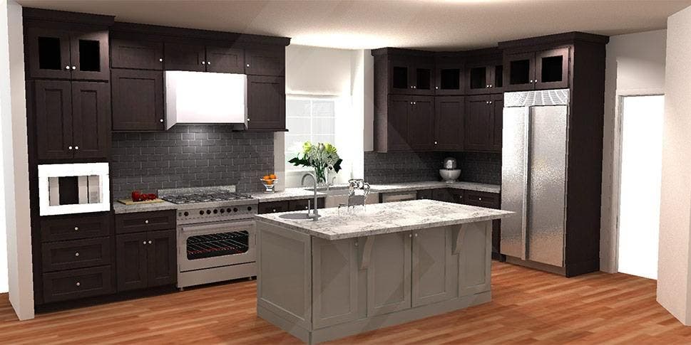 planning a kitchen island design