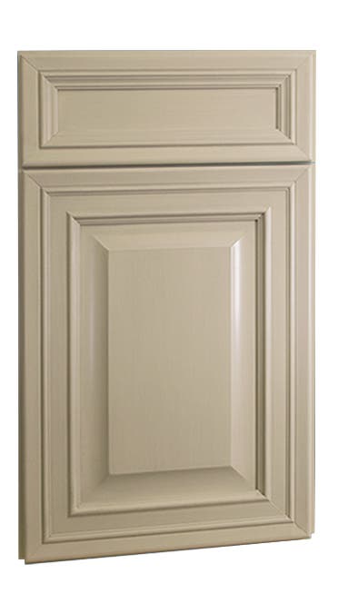 Bronson Maple Antique White Brushed Gray Glaze