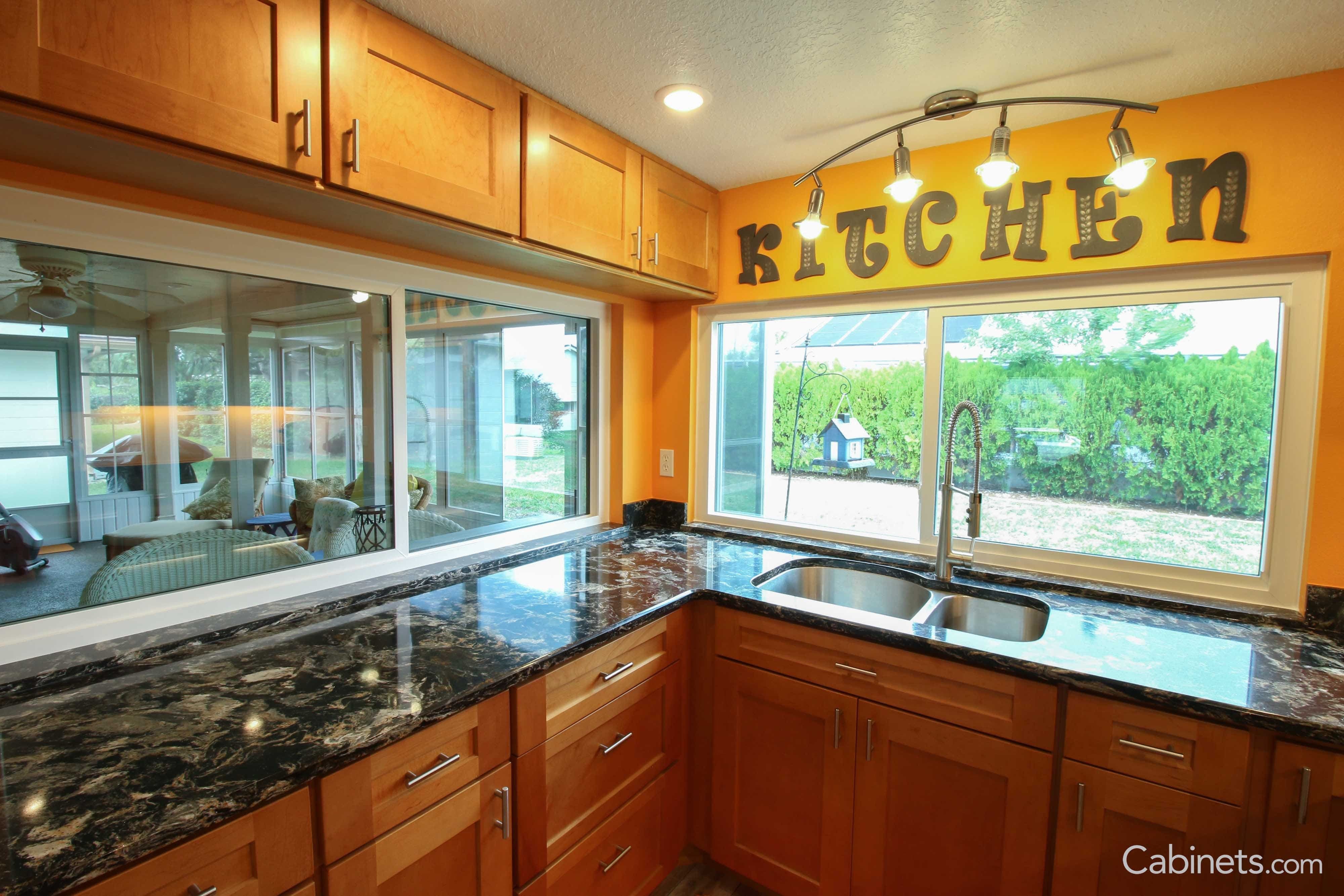 Shaker II Maple Toffee Cabinets