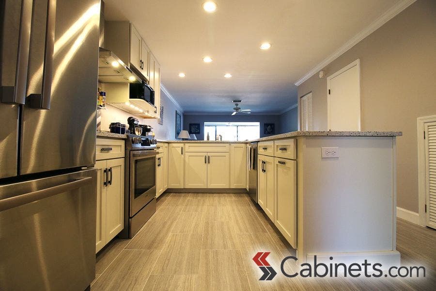 Adequate space for "traffic" flow can help make a kitchen remodel successful.