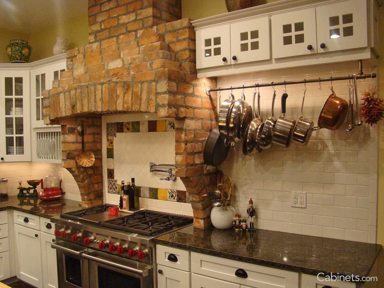 Hang a pot rack over your island