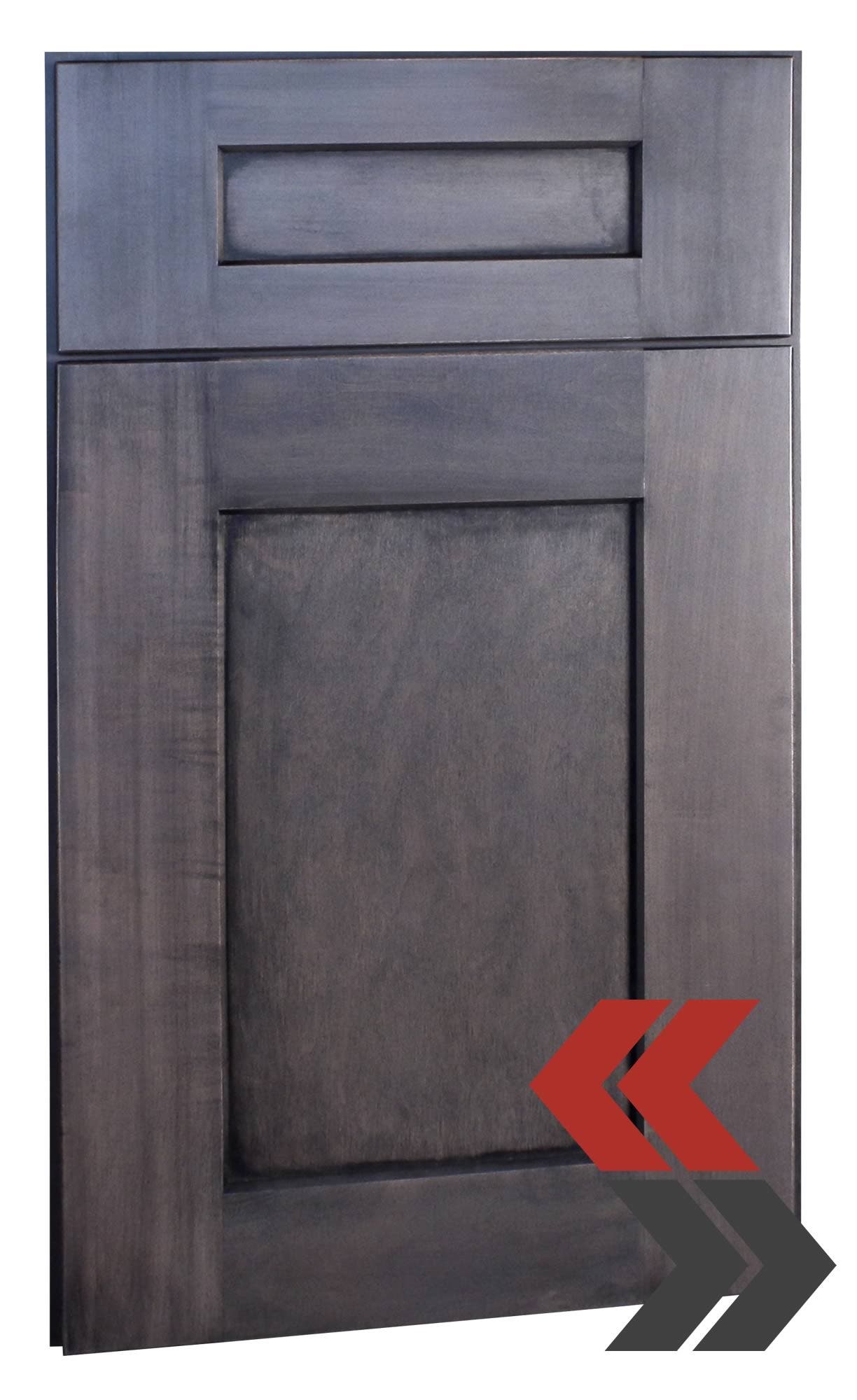 Shaker II Maple Slate - Framed Assembled Kitchen Cabinets