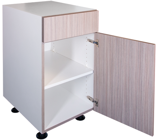 European Full Access Frameless Particleboard or Plywood Kitchen Cabinet